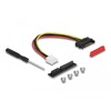 Adapter M.2 z wpustem A+E - PCIe x4 NVMe, kątowy z kablem 20 cm Delock 64218