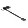 Adapter M.2 z wpustem A+E - PCIe x8 NVMe, kątowy z kablem 20 cm Delock 64219