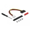 Adapter M.2 z wpustem A+E - PCIe x8 NVMe, kątowy z kablem 20 cm Delock 64219