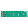 Adapter M.2 Key M męski - gniazdo M.2 Key E Delock 65831