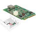 Mini PCIe karta rozszerzeń pełnowymiarowa 1 x USB Type-C 3.1 Gen 2 żeńskie Delock 95259
