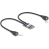 Adapter mini PCIe pełnowymiarowy do 2 x USB 2.0 Typu-A żeńskie 30 cm Delock 64346