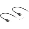 Adapter Mini PCIe pełnowymiarowy do 2 x USB 2.0 Typu-A żeńskie 30 cm Delock 64346