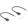 Adapter mini PCIe pełnowymiarowy do 2 x USB 2.0 Typu-A żeńskie 30 cm Delock 64346