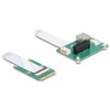 Konwerter Mini PCIe męski na PCI Express x1 z elastycznym kablem i portem USB Delock 64345