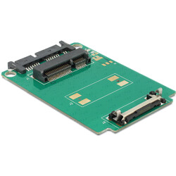 Konwerter złącze Micro SATA 1.8" 16-stykowe na złącze mSATA pełny rozmiar Delock 62520 Konwerter złącze Micro SATA 1.8" 16-stykowe na złącze mSATA pełny rozmiar Delock 62520
