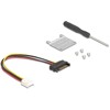 Adapter Mini PCIe męski na PCIe 3.0 x16 żeńskie kątowe 90° z kablem 20 cm Delock 81294