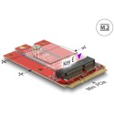 Adapter Mini PCIe na gniazdo M.2 z kluczem E Delock 63909
