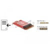 Adapter Mini PCIe na gniazdo M.2 z kluczem E Delock 63909