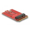 Adapter Mini PCIe na gniazdo M.2 z kluczem E Delock 63909
