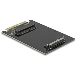 Adapter SATA 22-pinowy męski na gniazdo mSATA Delock 64100 Adapter SATA 22-pinowy męski na gniazdo mSATA Delock 64100
