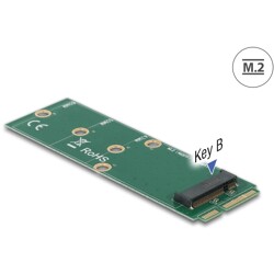 Adapter mSATA na gniazdo M.2 z kluczem B Delock 64109