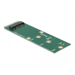 Adapter mSATA na gniazdo M.2 z kluczem B Delock 64109