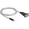 Adapter USB Typ-C na RS-422/485 z blokiem zacisków 6pin 5V 1m Delock 64269