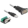 Adapter USB 2.0 Typ-A na RS-422/485 z blokiem zacisków 6pin 5V 1m Delock 64268