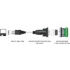 Adapter USB 2.0 Typ-A na RS-422/485 z blokiem zacisków 6pin 5V 1m Delock 64268