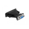 Adapter USB 2.0 Typ-A na złącze DB9 RS-232 + adapter DB25 Delock 61308