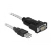 Adapter USB 2.0 Typ-A na złącze DB9 RS-232 + adapter DB25 Delock 61308