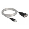 Adapter USB 2.0 Typ-A na RS-232 D-Sub 9pin + adapter D-Sub 25pin Delock 61314