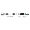 Adapter USB 2.0 Typ-A na złącze DB9 RS-232 Delock 61425