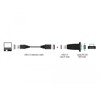 Adapter USB 2.0 Typ-A na RS-232 DB9 6pin Delock 61460