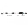 Adapter USB 2.0 Typ-A na RS-232 DB9 6pin Delock 61460