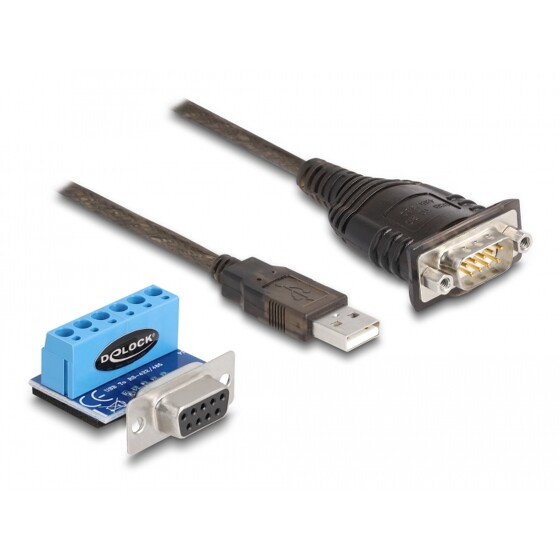 Adapter USB 2.0 na port szeregowy RS-422/485 Delock 62406