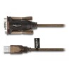 Adapter USB 2.0 Typ-A na RS-232 D-Sub 9pin męski ze śrubami 1,5m Delock 62646
