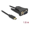 Adapter USB Typ-C na złącze DB9 RS-232 Delock 62964