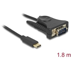 Adapter USB Typ-C na złącze DB9 RS-232 Delock 62964