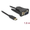 Adapter USB Typ-C na złącze DB9 RS-232 Delock 62964