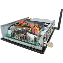 Komputer przemysłowy Atom D510 2GB 1xRS-485 3xRS-232 2xLAN SSD 30GB C02-J550-SD30-S-W