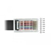 Przejściówka USB 2.0 Typ-C męska na RS-232 RJ45 męski 2,0m Delock 63912