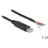 Kabel adaptera USB 2.0 Typ-A na szeregowy RS-485 openwire do lutowania 1m Delock 63508