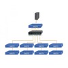 Hub USB 2.0 - 12x RS-232 z ochroną ESD 15kV na rozszerzony zakres temperatur Delock 64070