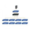 Hub USB 2.0 - 12x RS-232 z ochroną ESD 15kV na rozszerzony zakres temperatur Delock 64070