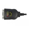 Adapter USB Typ-C na 2x szeregowy RS-232 DB9 z ochroną ESD 15kV Delock 90494