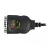 Adapter USB Typ-C na 2x szeregowy RS-232 DB9 z ochroną ESD 15kV Delock 90494