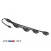 Adapter USB Typ-C na 4x szeregowy RS-232 DB9 z ochroną ESD 15kV Delock 90495