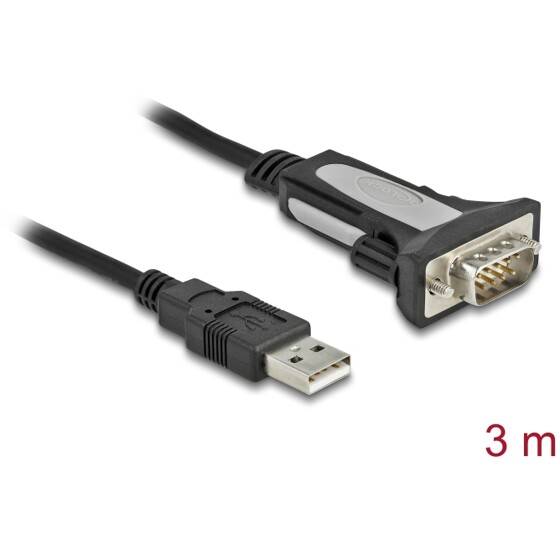 Adapter USB 2.0 na 1x COM RS-232 port 3m Delock 65962
