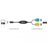 Adapter USB 2.0 Typ-A na 2x szeregowe DB9 RS-232 Delock 63466