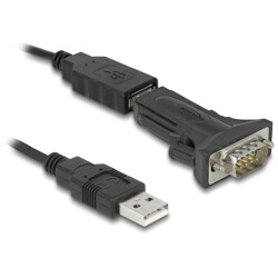 Przejściówka USB 2.0 Typ-A męska na 1x szeregowy RS-422/485 DB9 Delock 66286