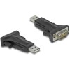 Przejściówka USB 2.0 Typ-A męska na 1x szeregowy RS-422/485 DB9 Delock 66286