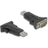 Przejściówka USB 2.0 Typ-A męska na 1x szeregowy RS-422/485 DB9 Delock 66286