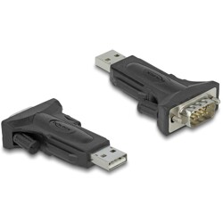 Przejściówka USB 2.0 Typ-A męska na 1x szeregowy RS-422/485 DB9 Delock 66286