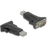 Przejściówka USB 2.0 Typ-A męska na 1x szeregowy RS-422/485 DB9 Delock 66286