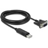 Adapter USB 2.0 na RS-232 z kompaktową obudową złącza Delock 66282