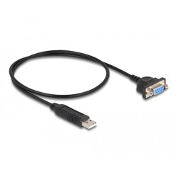 Adapter USB 2.0 na RS-232 z kompaktową obudową złącza 50cm FTDI Delock 66453