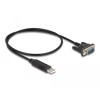 Adapter USB 2.0 na RS-232 z kompaktową obudową złącza 50cm FTDI Delock 66461