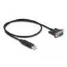 Adapter USB 2.0 na RS-232 z kompaktową obudową złącza 50cm FTDI Delock 66461